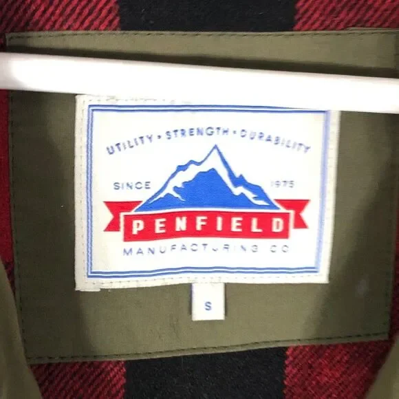 Penfield Kasson 60/40 Jacket Parka Ski Jacket Hooded Olive Green Imperfect - Picture 6 of 13